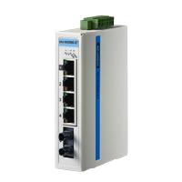 研華EKI-5525MI-ST 1光4電百兆ProView(組態(tài))系列工業(yè)以太網(wǎng)交換機（包含單模/多模、SC/ST接口）