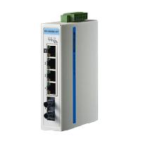 研華EKI-5525SI-ST 1光4電百兆ProView(組態(tài))系列工業(yè)以太網(wǎng)交換機（包含單模/多模、SC/ST接口）