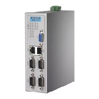 研華UNO-1110 導(dǎo)軌安裝型工業(yè)控制器，搭配TI Coretex AM3505 處理器，2×LAN，5×COM，4×USB，1 GB SD卡