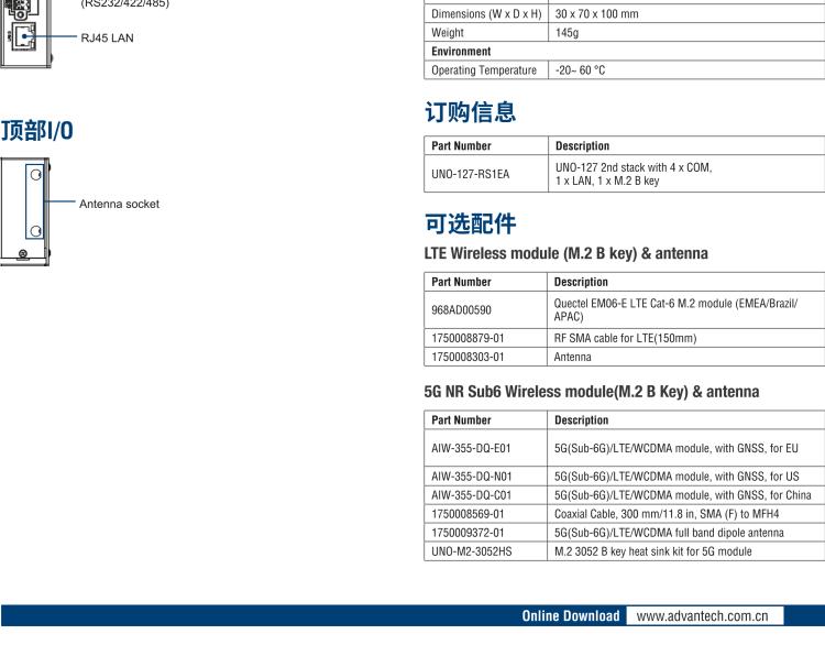 研華UNO-127 DIN導(dǎo)軌控制器，采用英特爾?Atom?x6413E 處理器