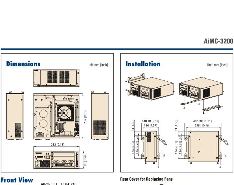 研華AiMC-3200 智能微型工控機，Intel Core i7/i5/i3 CPU,2 擴展槽，250W 80 Plus PSU