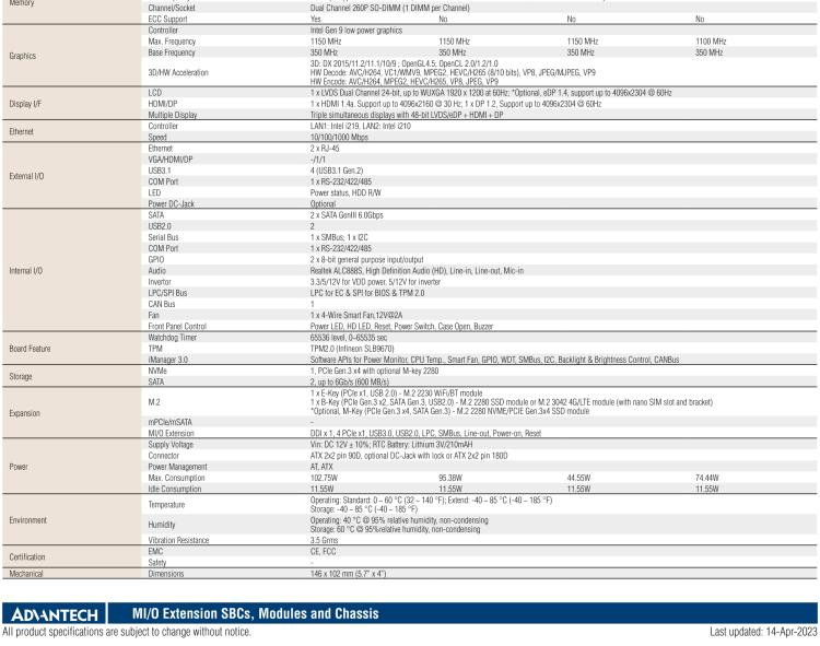 研華MIO-5393 第九代Intel 高性能筆記本CPU 3.5寸小尺寸嵌入式單板，性能提升25%，TDP 45W/25W，支持DDR4 64GB內存，2LAN, 4USB 3.1，M.2 2280 Key支持NVMe，-40-85℃寬溫